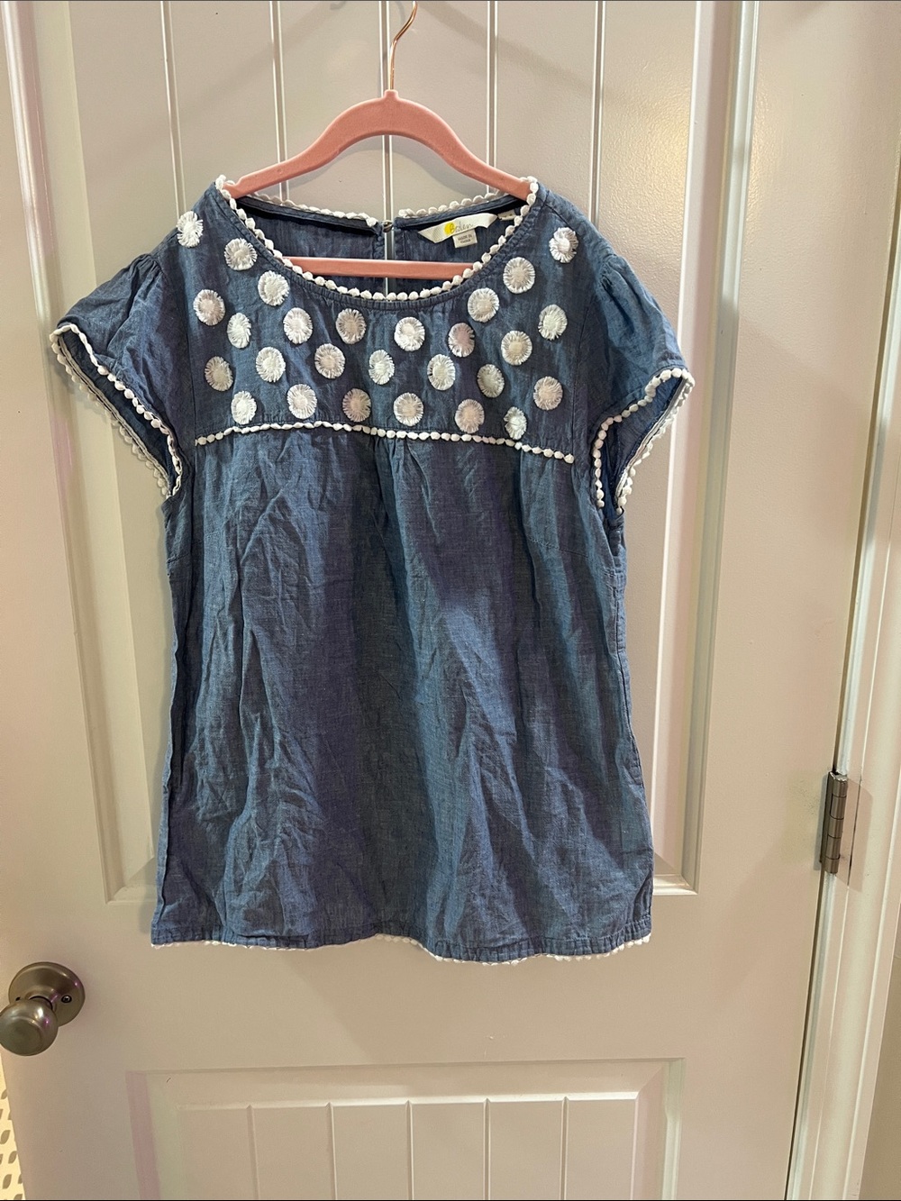 Boden linen / cotton blend blouse size 4